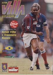 ASTON VILLA V TRANMERE ROVERS 1994 (LEAGUE CUP SEMI-FINAL) FOOTBALL PROGRAMME