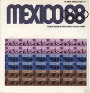 MEXICO 68 - OLYMPIC NEWSLETTER 27 / FOURTH EDITION OF PRE-OLYMPIC STAMPS