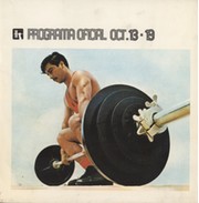 MEXICO 68 - PROGRAMA OFICIAL (WEIGHTLIFTING)
