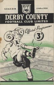DERBY COUNTY V WOLVERHAMPTON WANDERERS 1949-50 FOOTBALL PROGRAMME