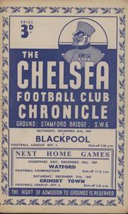 CHELSEA V BLACKPOOL 1947-48 FOOTBALL PROGRAMME