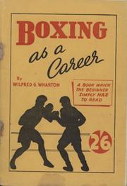 BOXING AS A CAREER