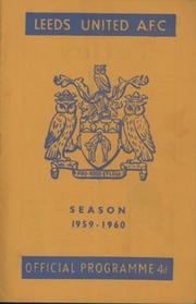 LEEDS UNITED V SHEFFIELD WEDNESDAY 1959-60 FOOTBALL PROGRAMME
