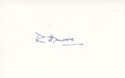 DICK MOORE (HAMPSHIRE) CRICKET AUTOGRAPH