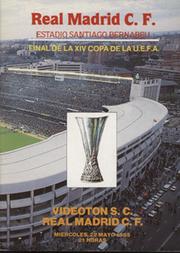REAL MADRID V VIDEOTON (UEFA CUP FINAL) 1985 FOOTBALL PROGRAMME