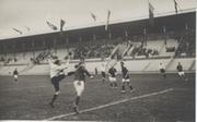 GREAT BRITAIN V FINLAND 1912 OLYMPICS FOOTBALL POSTCARD