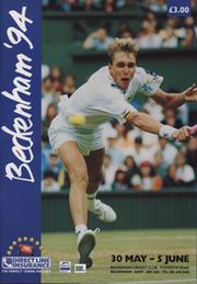 BECKENHAM CHAMPIONSHIPS 1994 TENNIS PROGRAMME
