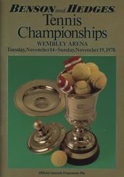 BENSON & HEDGES TENNIS CHAMPIONSHIPS 1978 (WEMBLEY ARENA) OFFICIAL PROGRAMME