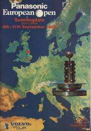 PANASONIC EUROPEAN OPEN CHAMPIONSHIP 1988 OFFICIAL GOLF PROGRAMME