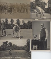BOWLS RELATED POSTCARDS X5