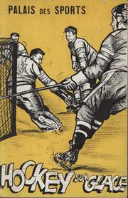 CANADA V CANADIANS OF EUROPE 1954 ICE HOCKEY PROGRAMME 