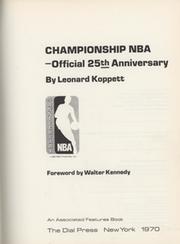 CHAMPIONSHIP NBA - OFFICIAL 25TH ANNIVERSARY
