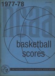 THE OFFICIAL NATIONAL COLLEGIATE ATHLETIC ASSOCIATION BASKETBALL SCORES 1977-78