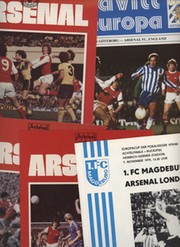 ARSENAL - EUROPEAN CUP WINNERS CUP RUN 1979-80 FOOTBALL PROGRAMME (X6)