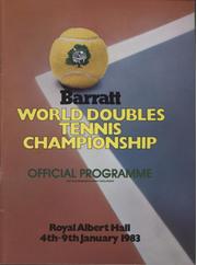 BARRATT WORLD DOUBLES TENNIS CHAMPIONSHIP 1983 PROGRAMME