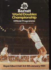 BARRATT WORLD DOUBLES TENNIS CHAMPIONSHIP 1984 PROGRAMME