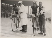 LUCIEN MICHARD & HUYBRECHTS 1930S (BRUSSELS) CYCLING PHOTOGRAPH