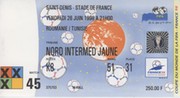 ROMANIA V TUNISIA 1998 (WORLD CUP) FOOTBALL TICKET