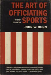 THE ART OF OFFICIATING SPORTS
