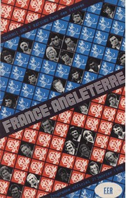 FRANCE V ENGLAND 1978 RUGBY UNION PROGRAMME