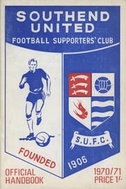 SOUTHEND UNITED FOOTBALL CLUB HANDBOOK 1970-71