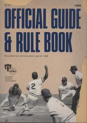THE AMATEUR SOFTBALL ASSOCIATION OF AMERICA 1988 OFFICIAL GUIDE AND RULE BOOK