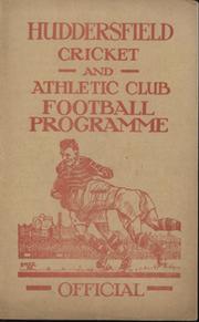 HUDDERSFIELD V BRADFORD NORTHERN 1949 RUGBY LEAGUE PROGRAMME