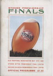 ST HELENS V WIDNES (STONES PREMIERSHIP FINAL) 1988 RUGBY LEAGUE PROGRAMME