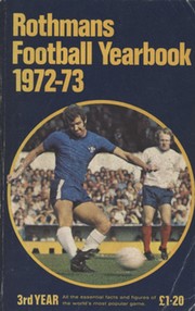 ROTHMANS FOOTBALL YEARBOOK 1972-73