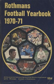 ROTHMANS FOOTBALL YEARBOOK 1970-71