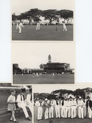 CRICKET IN SINGAPORE 1953 (WITH TOP HATS) PHOTOGRAPHS X4