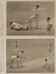 ENGLAND V AUSTRALIA 1953 (OLD TRAFFORD) CRICKET PHOTOGRAPHS X3