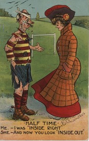 FOOTBALL CARTOON POSTCARD