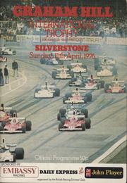 GRAHAM HILL INTERNATIONAL TROPHY 1976 OFFICIAL PROGRAMME (SIGNED BY JAMES HUNT & OTHERS)