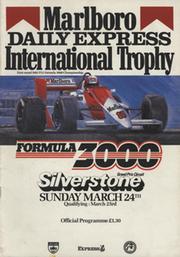 DAILY EXPRESS INTERNATIONAL TROPHY (FORMULA 3000) 1985 OFFICIAL PROGRAMME
