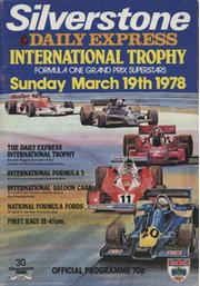 DAILY EXPRESS INTERNATIONAL TROPHY 1978 OFFICIAL PROGRAMME
