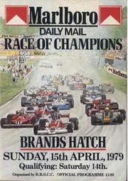 DAILY MAIL RACE OF CHAMPIONS 1979 OFFICIAL PROGRAMME