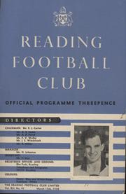 READING V BRIGHTON AND HOVE ALBION 1957-58 FOOTBALL PROGRAMME