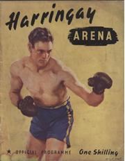 LEN HARVEY V LARRY GAINS 1939 BOXING PROGRAMME
