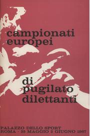EUROPEAN AMATEUR BOXING CHAMPIONSHIPS 1967 BOXING PROGRAMME