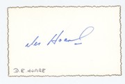 DES HOARE (AUSTRALIA) CRICKET AUTOGRAPH