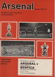ARSENAL 1971-72 BOUND SET OF HOME FOOTBALL PROGRAMMES