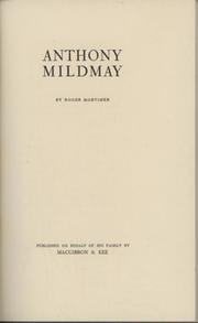 ANTHONY MILDMAY