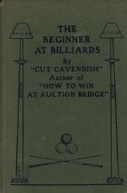 THE BEGINNER AT BILLIARDS