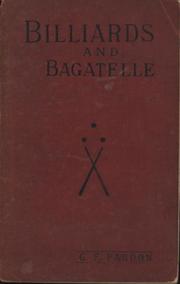 A HANDBOOK OF BILLIARDS AND BAGATELLE