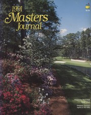 MASTERS 1991 (AUGUSTA) OFFICIAL GOLF PROGRAMME