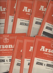 ARSENAL 1953-54 FOOTBALL PROGRAMMES (26 HOME GAMES)