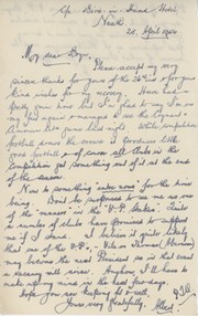 ALBERT FREETHY (WELSH RUGBY REFEREE & GLAMORGAN CRICKETER) 1954 LETTER