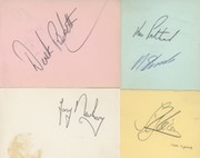 SHOWJUMPING AUTOGRAPHS 1974 - NEWBERY, PRITCHARD, RICKETTS ETC.