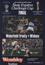 WAKEFIELD TRINITY V WIDNES 1979 (CHALLENGE CUP FINAL) RUGBY LEAGUE PROGRAMME